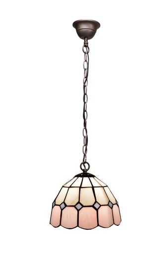 Colgante con cadena Tiffany Serie Pink diámetro 20cm