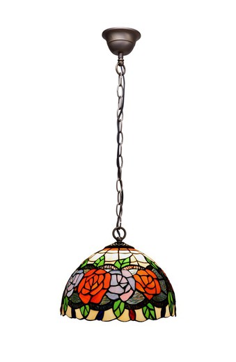 Pendentif avec chaîne Tiffany Series Rosy diamètre 30cm