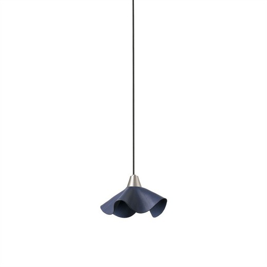 HELGA LED Pendant lamp leather blue Faro