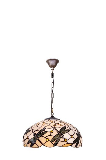 Lampe à suspension avec chaîne Série Pedrera Diamètre 45cm Tiffan and Light