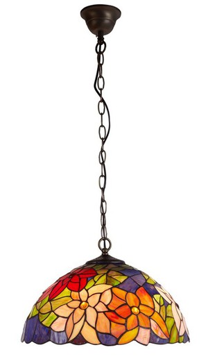 Tiffany Pendant Lamp Gell Series Diameter 40cm Tiffan and Light
