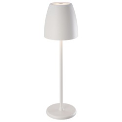 Lámpara de mesa elegante y de diseño. Versatil y de fácil utilización en  color blanco — Ivintage Online