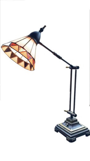 Tiffany Compact Série II Flexo Lampe de Table Tiffan et Lumière
