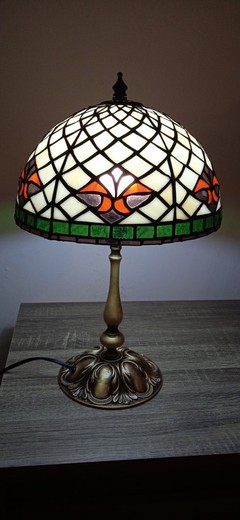 Lámpara de sobremesa panal diámetro 25cm Serie Nacional