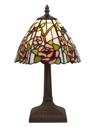 Lampada da Tavolo Serie Compatta Diametro 20cm Tiffany e Luce
