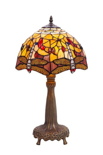 Lámpara De Sobremesa Tiffany Serie Compact Diámetro 32cm Tiffan y Luz