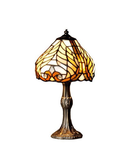 Lampada da tavolo Tiffany serie Dalí Diametro 20cm Tiffany e luce