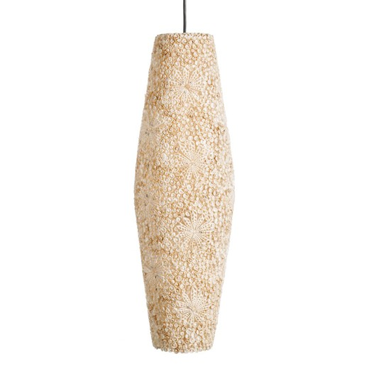 beige natural fiber ceiling lamp
