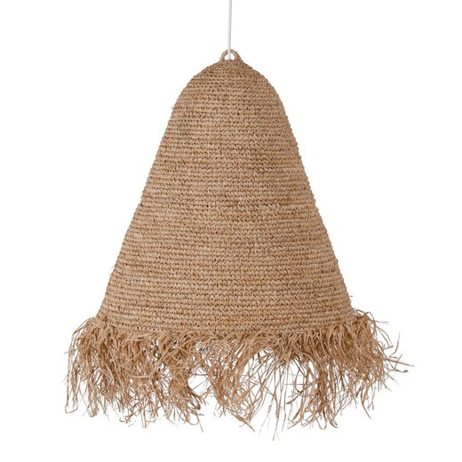 ceiling lamp natural larger natural fiber linked with disheveled Chinese bell shape