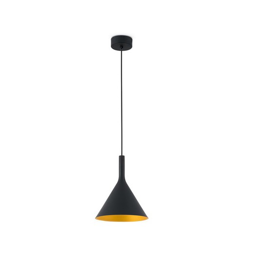 PAM-G LED Candeeiro suspenso em preto e dourado Faro