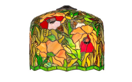 Tiffany style opal glass shade, total 459pcs.