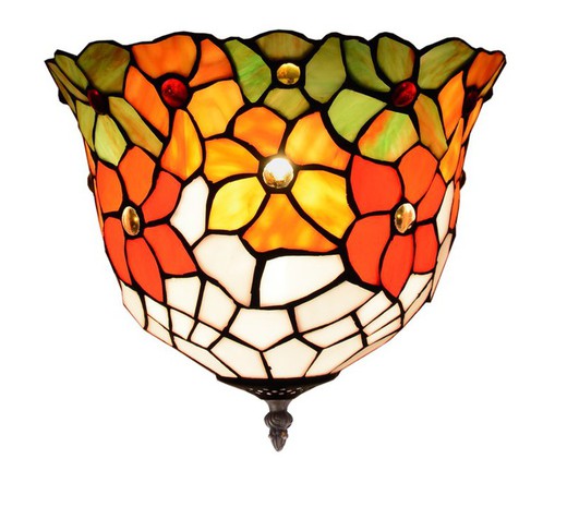 Lampada da soffitto Tiffany Serie Bell diametro 30cm Tiffany e Luce