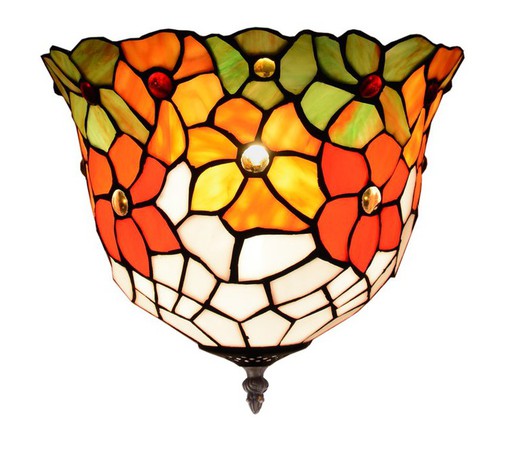 Tiffany ceiling lamp Series Bell diameter 30cm Tiffan and Light