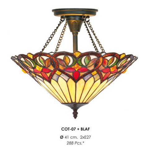 Ceiling lamps greater d.40cm with chain COT07 Artistar