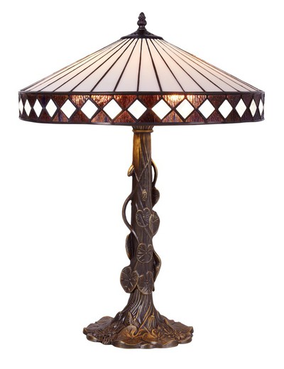 Lampada da tavolo di diametro maggiore 45 cm Serie Tiffany Ilumina