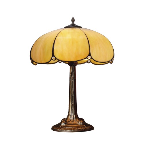 Grande lampe à poser Tiffany diamètre 45cm Série Virginia