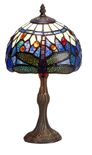 Tiffany kleinere Tischlampe Durchmesser 20 cm Belle Epoque Serie