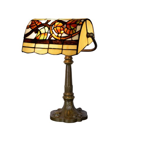Lampe de table Tiffany pour bureau haut Série Compact