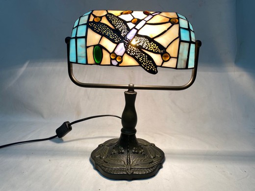 Lampe de table Tiffany pour bureau Série Compact