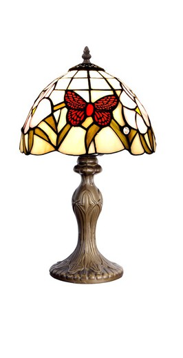 Lampada da tavolo Tiffany Compact Series diametro 20cm
