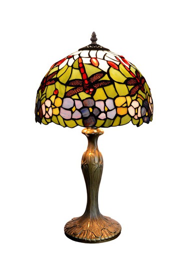 Lampada da tavolo Tiffany Compact Series diametro 30cm