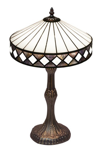 Lampe Tiffany Série Ilumina diamètre 30cm