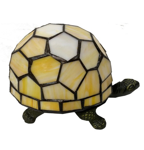 Tiffany-Schildkröte in Gelb