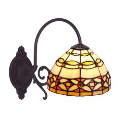 Wenden Sie 1 Arm Tiffany Ivory Series Tiffan y Luz