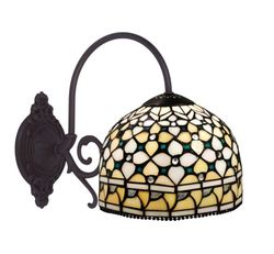 Wenden Sie 1 Arm Tiffany Series Queen Tiffan and Light an