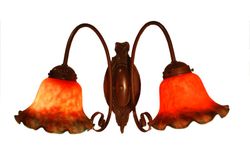 Aplique 2 brazos Serie Red color rojo