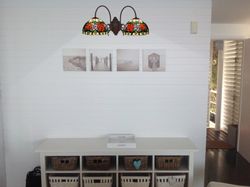 Apply 2 arms Tiffany Series Rosy Tiffan and Light