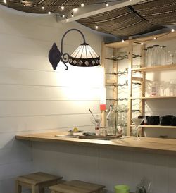 Wall light with arm Tiffany Ilumina Series Tiffan and light