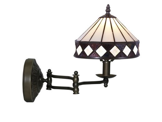 Aplique de pared con rotulas Tiffany Serie Ilumina Tiffan y luz