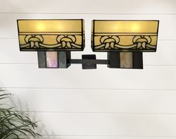 Modern Tiffany Double Wall Lamp - Style and Color on your Wall Atenea Series