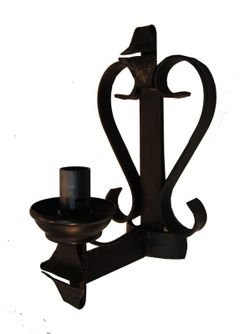 Bewerben in schwarzem Schmiedeeisen