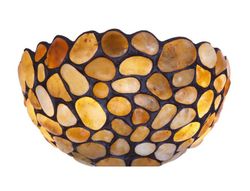 Lampada da parete in pietra Serie Stone Tiffany e luce