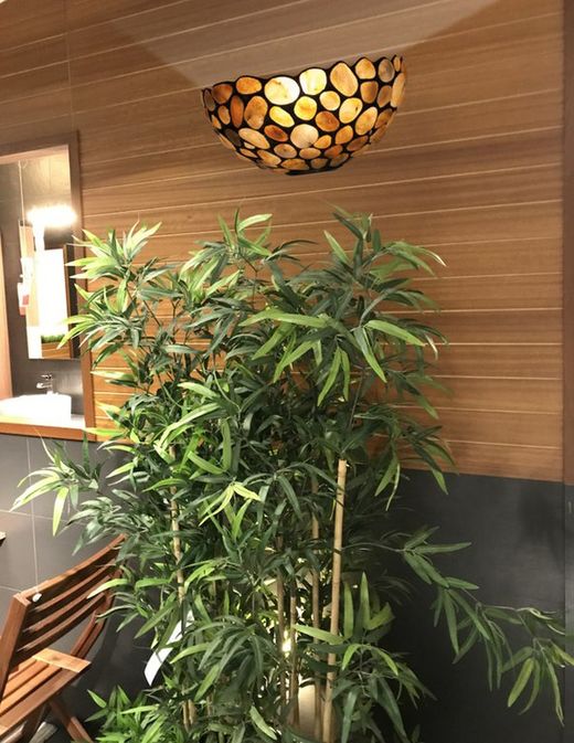 Lampada da parete in pietra Serie Stone Tiffany e luce