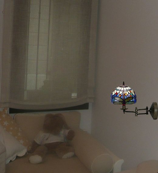Tiffany mobile wall lamp Belle Epoque series diameter 20cm Tiffan and light