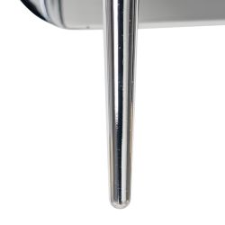 Silver metal-crystal wall light 42 x 22 x 33.70 cm