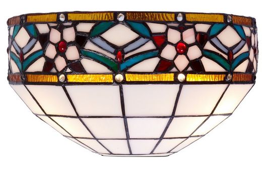 Aplique Serie Museum Tiffan y Luz Lado 29cm