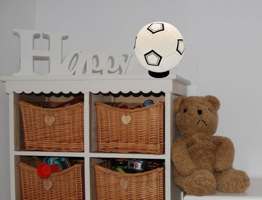 Balón fútbol d.20cm con cristal triplex opal