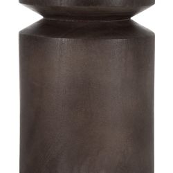 Brown mango wood table lamp base 12 x 12 x 25 cm