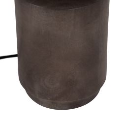 Brown mango wood table lamp base 12 x 12 x 25 cm