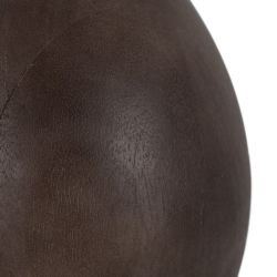 Brown mango wood table lamp base 16 x 16 x 26 cm