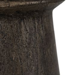 Brown mango wood table lamp base 18 x 18 x 35 cm