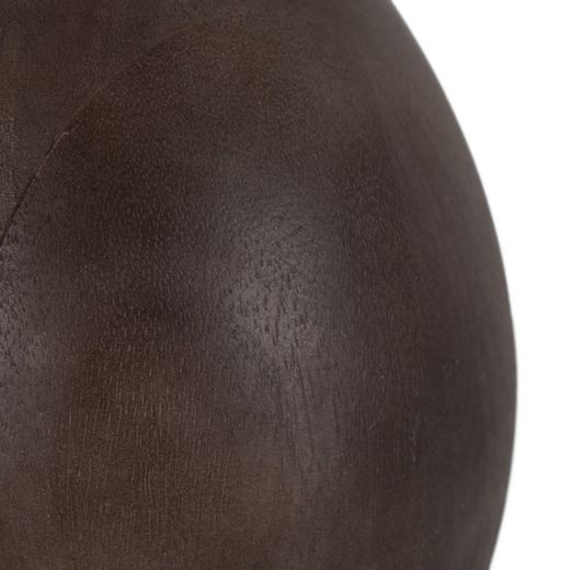 Brown mango wood table lamp base 19 x 19 x 34 cm