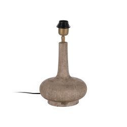 Brown mango wood table lamp base 20 x 20 x 25 cm