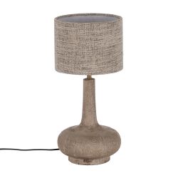 Brown mango wood table lamp base 20 x 20 x 25 cm