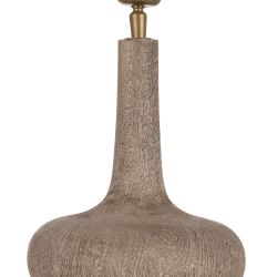 Brown mango wood table lamp base 20 x 20 x 25 cm