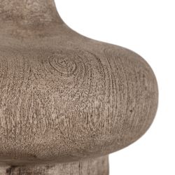 Brown mango wood table lamp base 20 x 20 x 25 cm